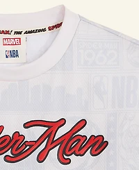 Macy's Marvel X Nba Kids Spider-Man 1962 Printed Short Sleeve Jersey, Exclusive