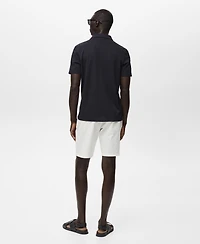 Mango Men's Slim-Fit Cotton-Pique Polo Shirt
