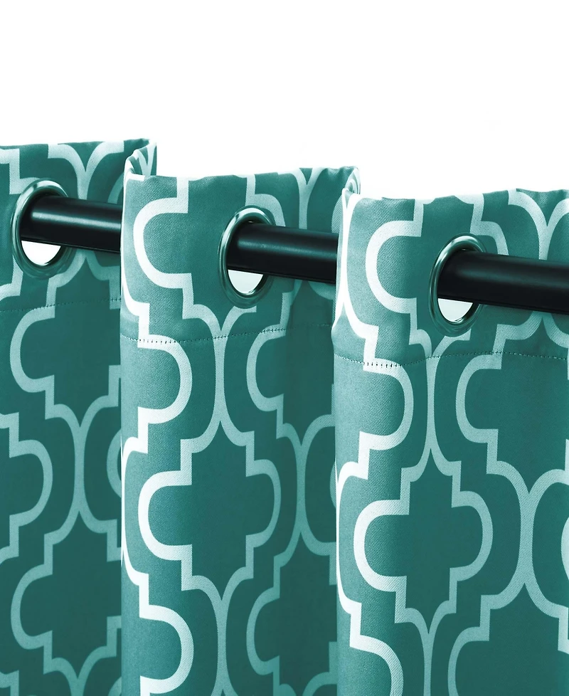 Superior Trellis Insulated 2-Piece Curtain Panels Room Darkening with Grommet Header Top, 52" X 96"