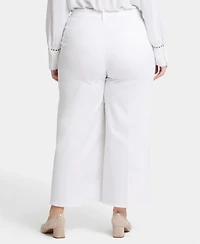 Nydj Plus Mona Wide Leg Trouser Ankle Jeans