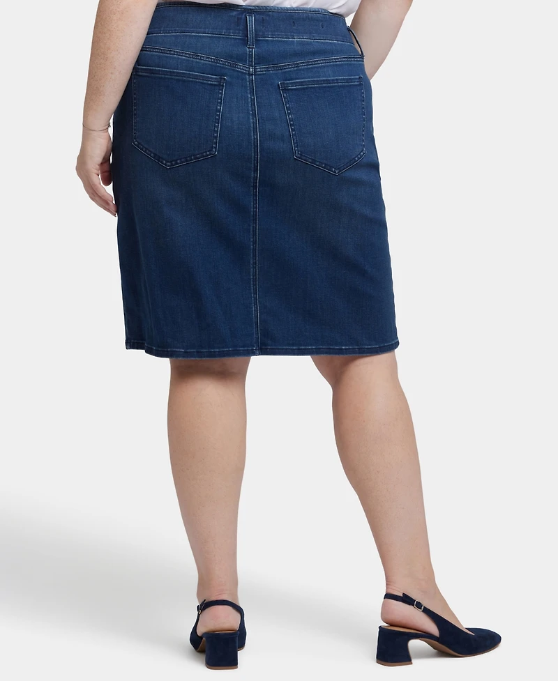 Nydj Plus Size High Waist Skirt