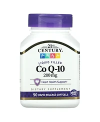 21st Century Liquid Filled CoQ-10 200 mg
