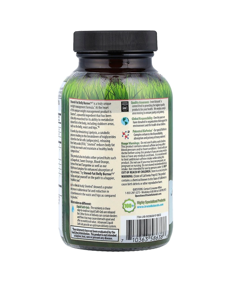 Irwin Naturals Stored-Fat Belly Burner