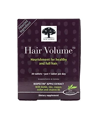 New Nordic Hair Volume Tablets | 3000 mcg Biotin & Biopectin Apple Extract | Supports Natural
