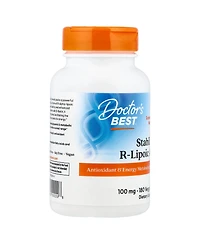 Doctor's Best Stabilized R-Lipoic Acid 100 mg - 180 Veggie Caps