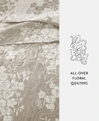 ienjoy Home Distressed Bouquet Reversible 3-Pc. Quilt Set, King/California King