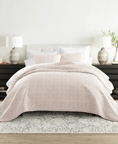 ienjoy Home Geometric Maze Reversible 2-Pc. Quilt Set, Twin/Twin Xl