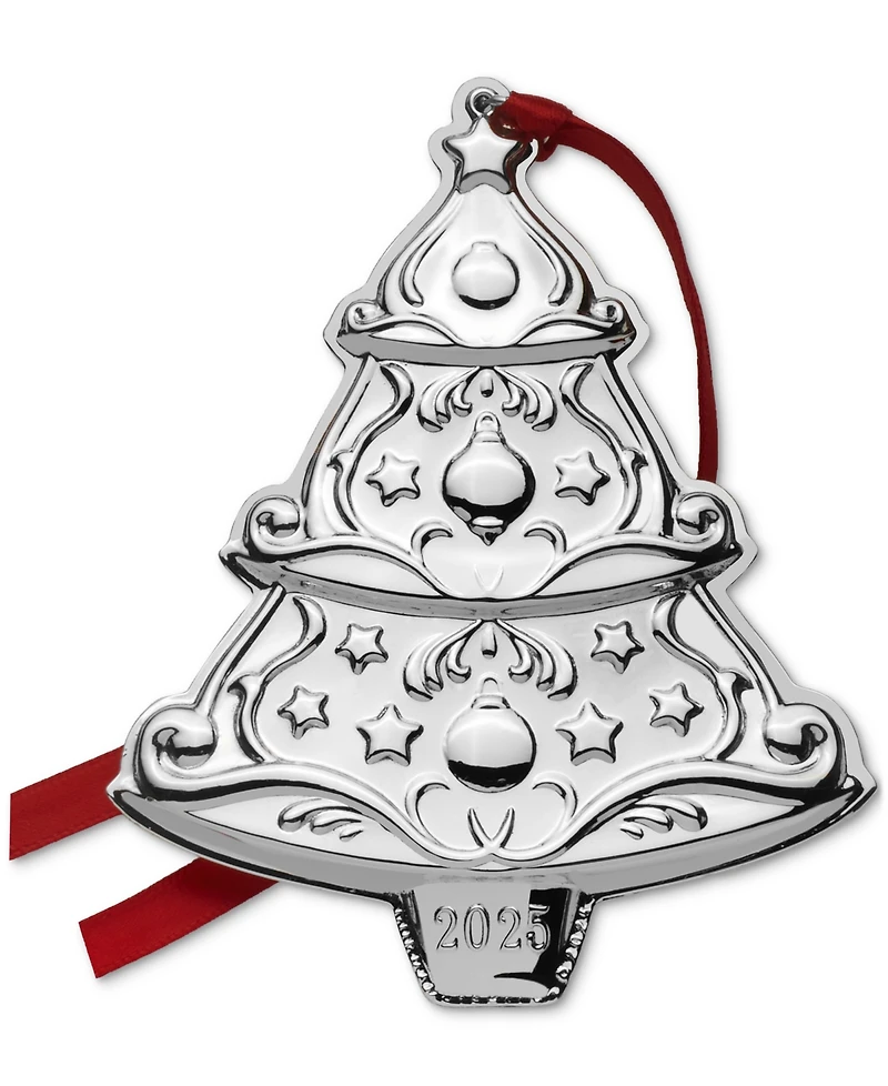 Gorham 2025 Sterling Silver Christmas Tree Ornament, 9th Edition
