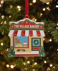 Wallace 2025 Gold-Plated Enameled Bakery Ornament, 2nd Edition