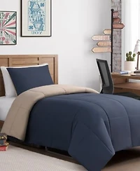 Lucky Brand Box Stitch Reversible Comforter Set