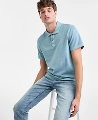 Sun Stone Mens Sun Faded Short Sleeve Polo Shirt Durango Straight Fit Jeans Exclusively At Macys