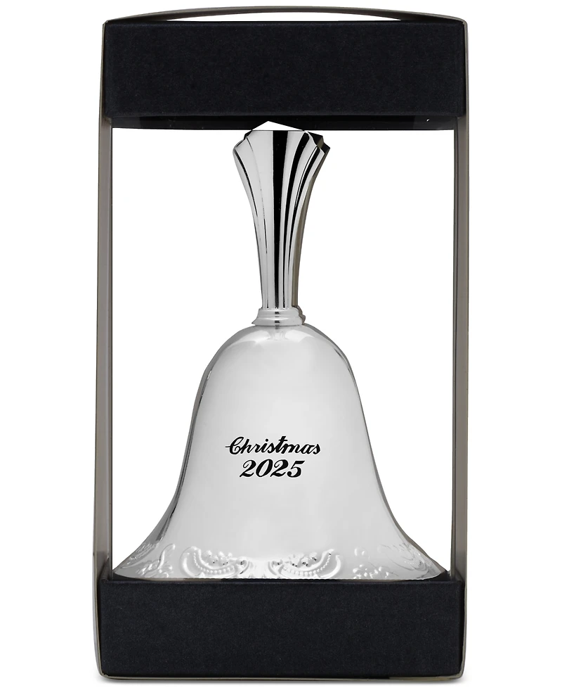 Wallace 2025 Silver-Plated Grande Baroque Bell Ornament, 31st Edition