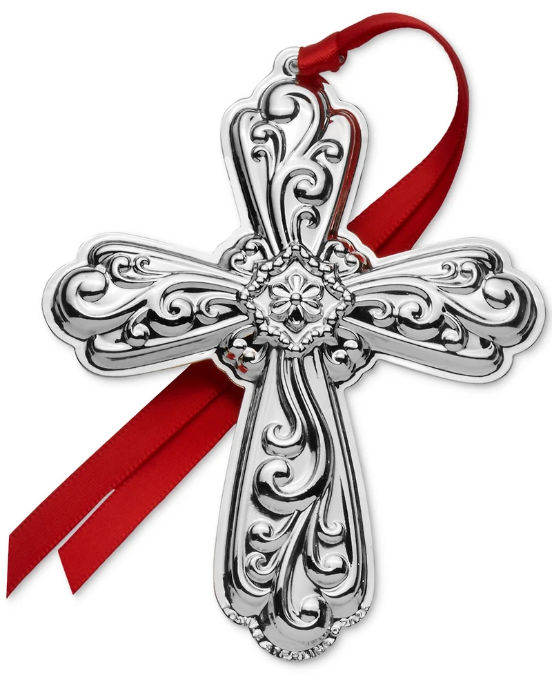 Towle 2025 Sterling Silver Old Master Cross Ornament, 32nd Edition