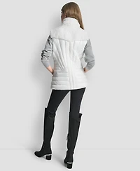 Dkny Women's Sleeveless Puffer Vest Jacket