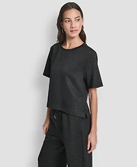 Dkny Women's Short Sleeve Crewneck T-Shirt