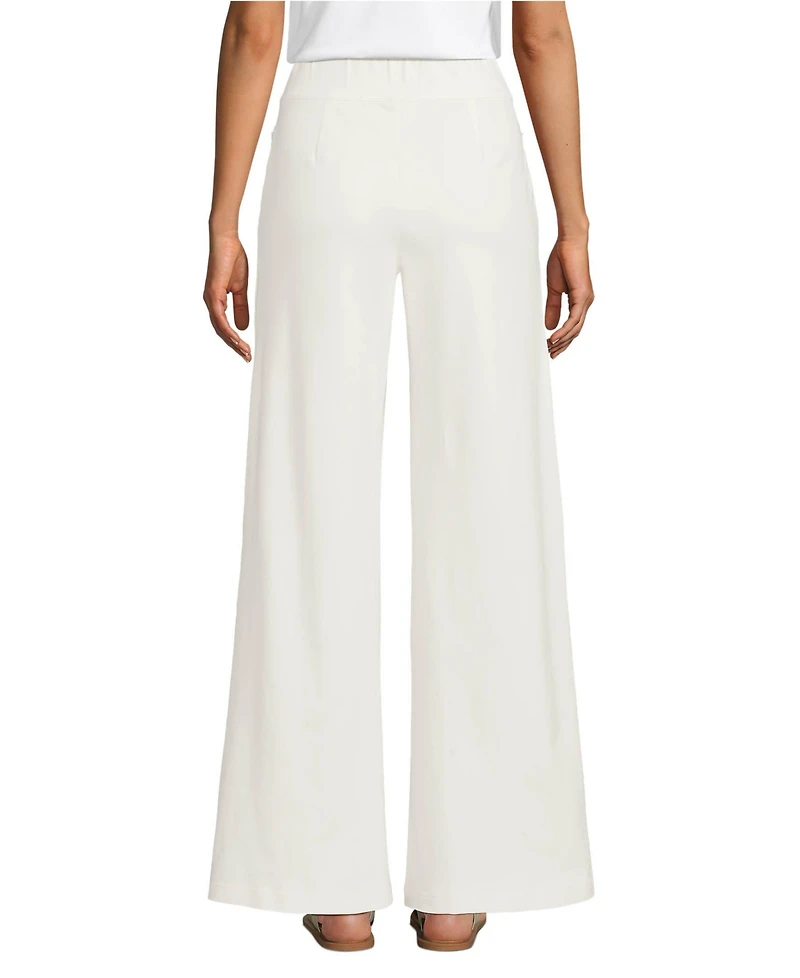 Lands' End Women's Starfish High Rise Palazzo Pants