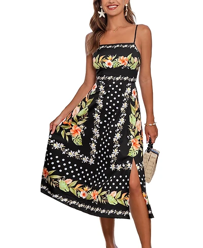 Cupshe Women's Hawaiian Sun Tropical Midi Beach Dress