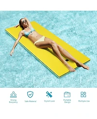 Akiudex 3-Layer Tear-Resistant Relaxing Foam Floating Pad