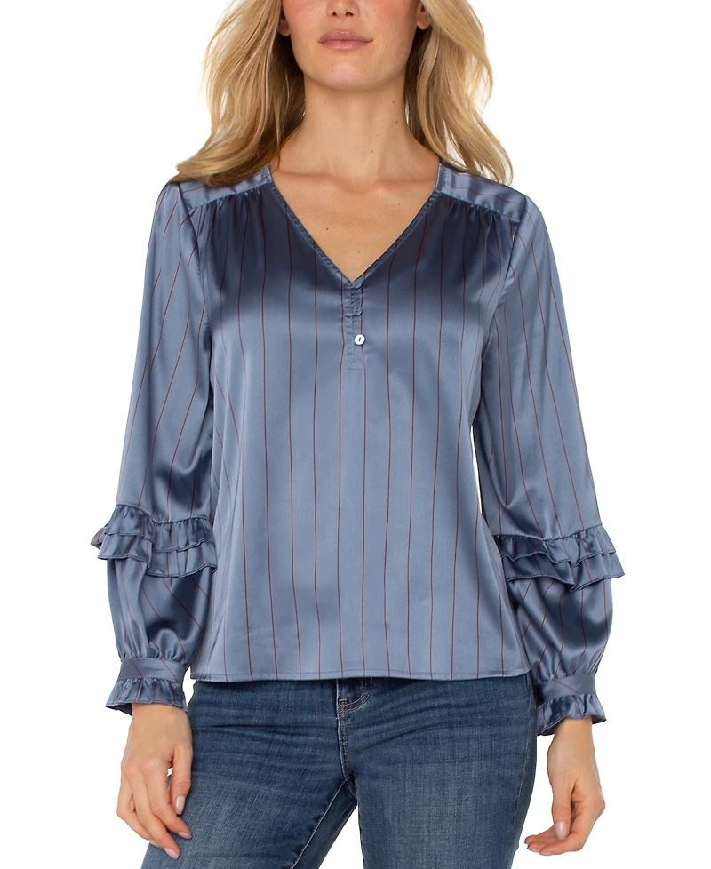 Liverpool Los Angeles V-Neck Pull On Top