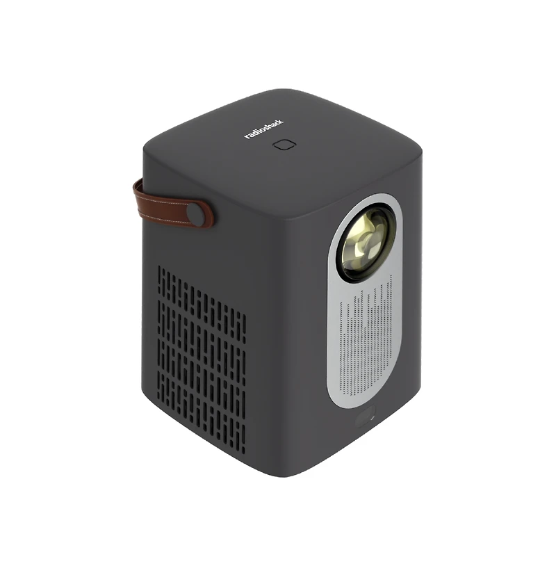 RadioShack Portable Home Projector with Handle for Indoor Streaming Full Hd with Hdmi Connection 1608005