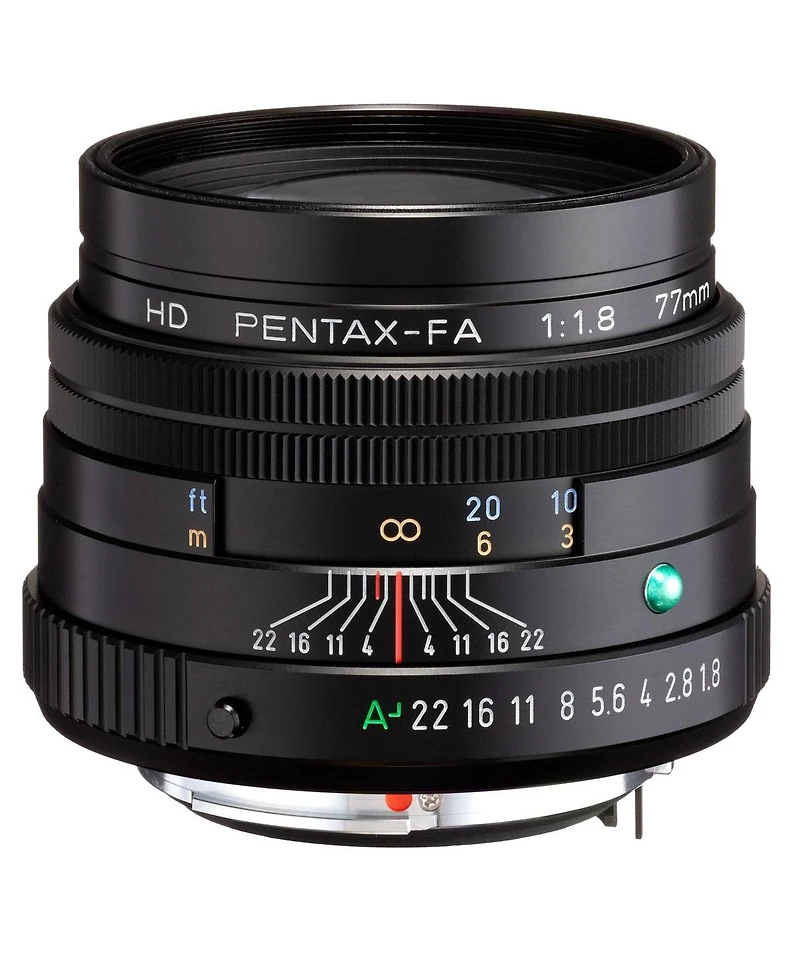 Pentax Pentax Hd 77mmF1.8 Limited Black Limited Medium telephoto Prime Lens, High-Performance Hd Coating, Round Diaphragm (27880)