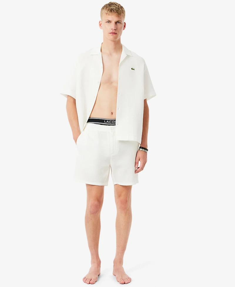 Lacoste Men's 3-Pack Monogram Trunks