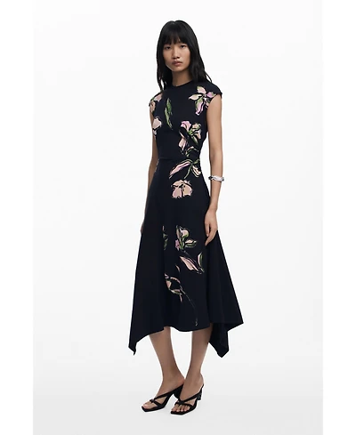 Desigual Women's Irregular floral dress