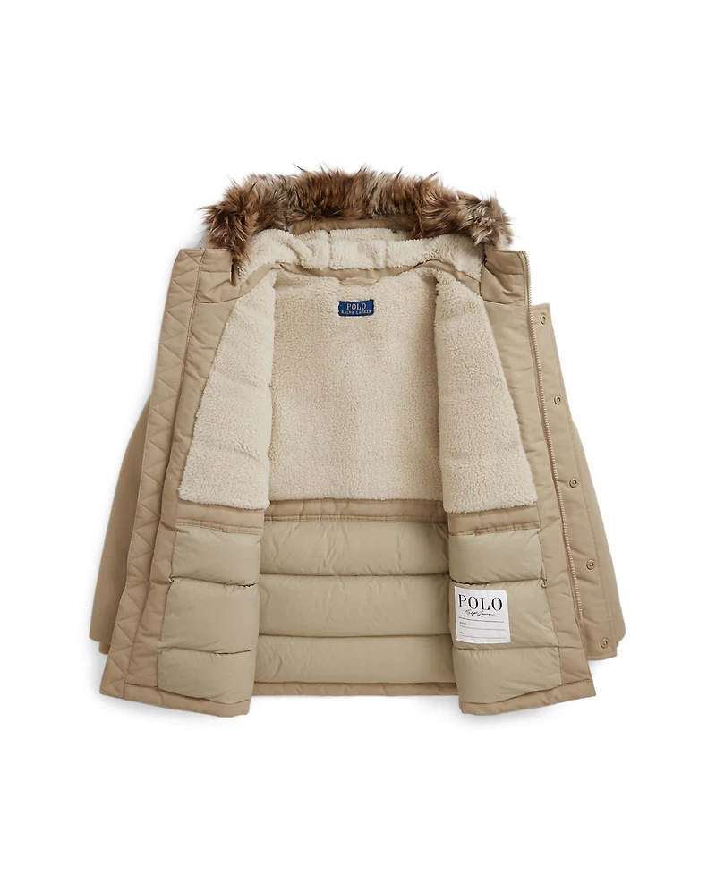 Polo Ralph Lauren Big Boys Faux-Fur-Trim Down Parka