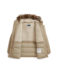 Polo Ralph Lauren Big Boys Faux-Fur-Trim Down Parka