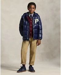 Polo Ralph Lauren Big Boys Glossed Hooded Down Jacket