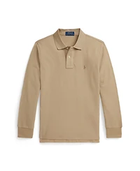 Polo Ralph Lauren Big Boys Cotton Mesh Long Sleeve Polo Shirt