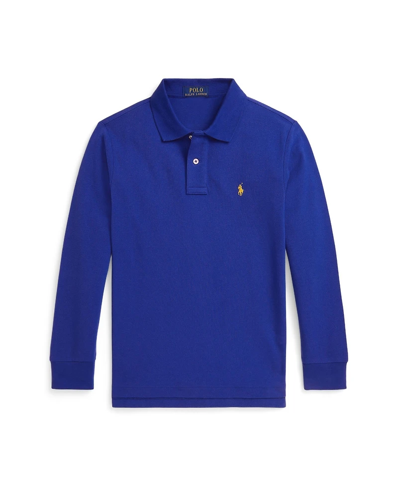 Polo Ralph Lauren Big Boys Cotton Mesh Long Sleeve Shirt