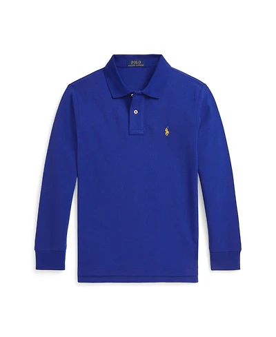 Polo Ralph Lauren Big Boys Cotton Mesh Long Sleeve Shirt