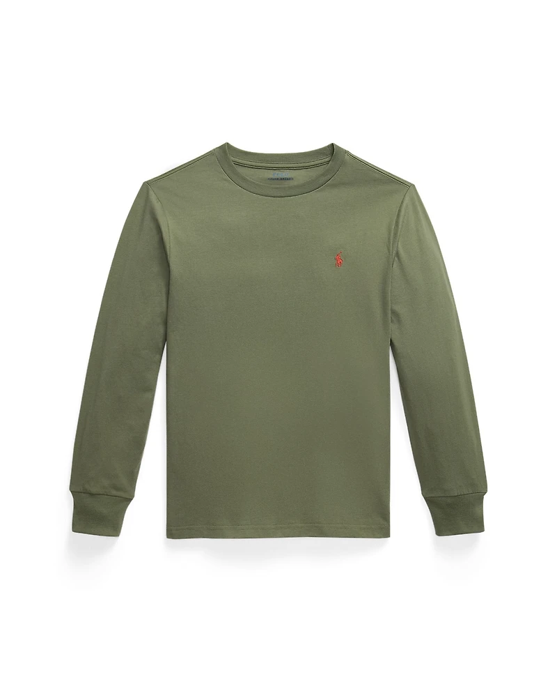 Polo Ralph Lauren Big Boys Cotton Jersey Long Sleeve T-Shirt