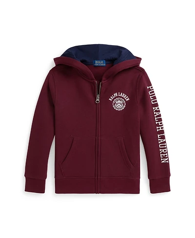 Polo Ralph Lauren Toddler and Little Boys Logo Fleece Full-Zip Hoodie