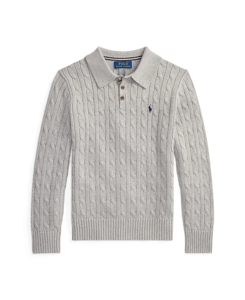 Polo Ralph Lauren Big Boys Cable-Knit Cotton Sweater