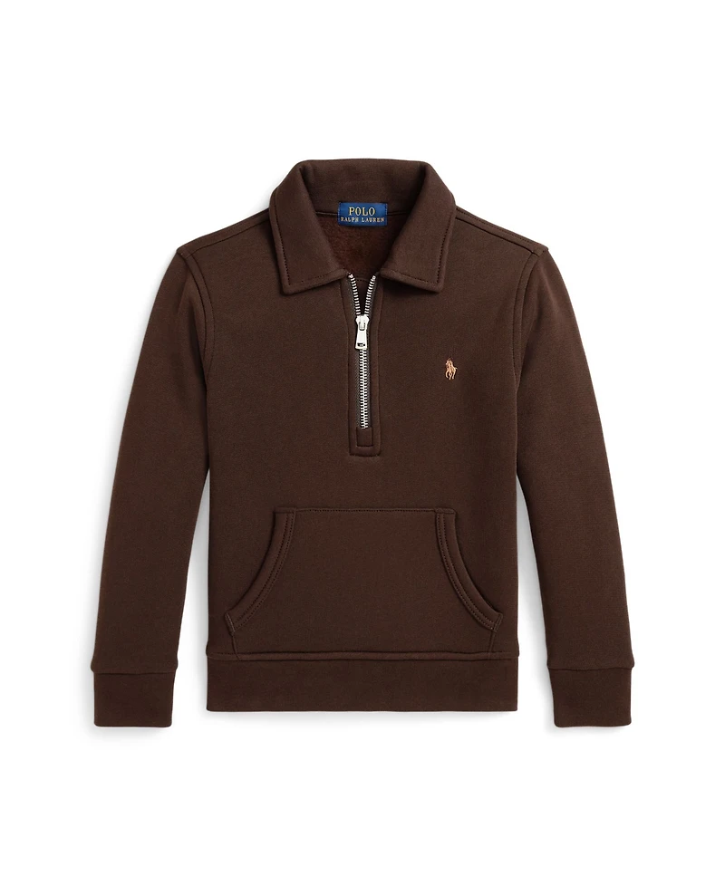 Polo Ralph Lauren Toddler and Little Boys Fleece Quarter-Zip Pullover Sweatshirt