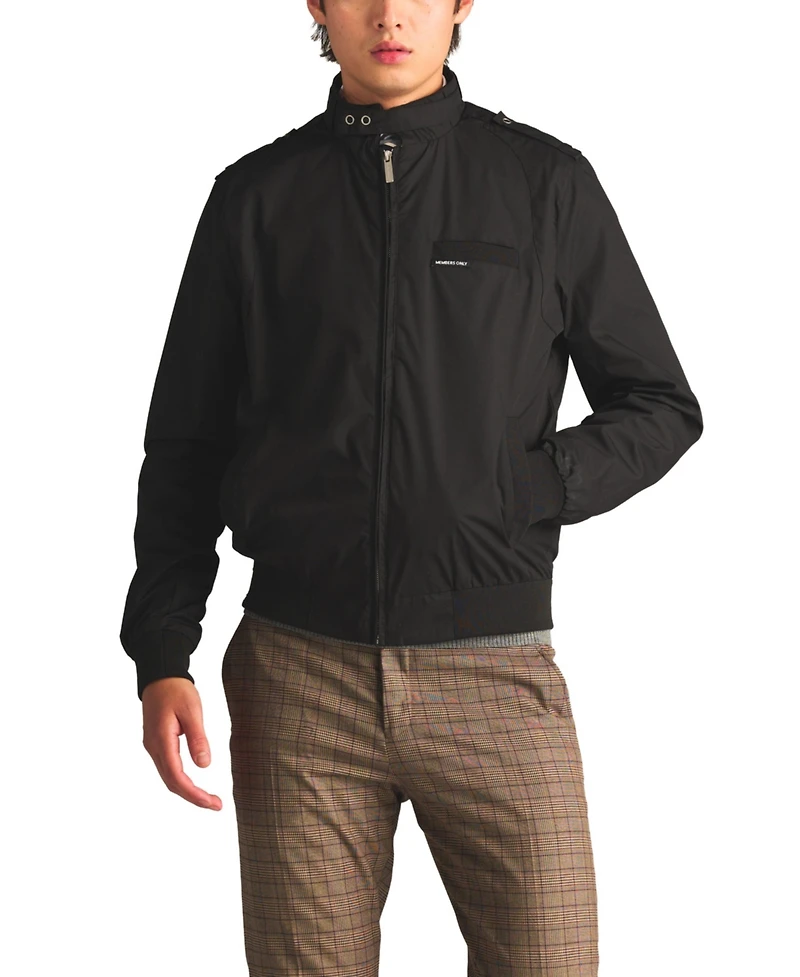 Men's Classic Iconic Racer Jacket (Slim Fit)