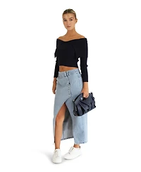 Belle & Bloom More Than Words Collared Knit Top