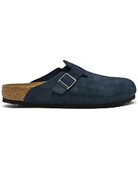 Birkenstock Men's Boston Suede Leather Birko-Flor Clogs from Finish Line