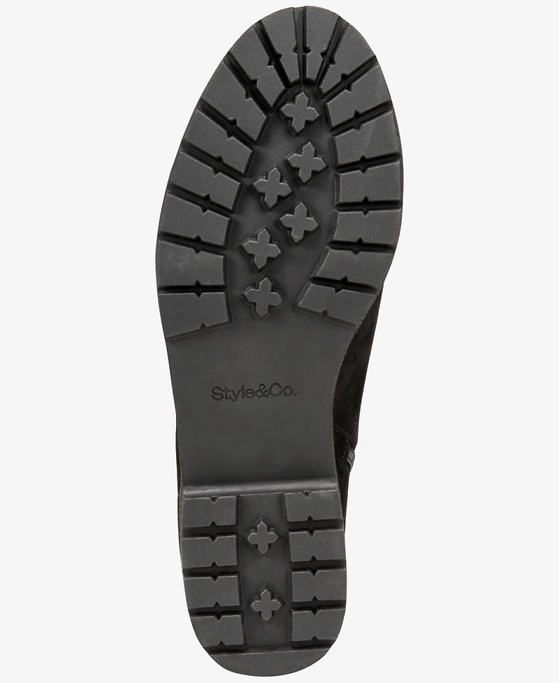 Style & Co Women's Vaill Lug Wedge Booties, Macy's Exclusive