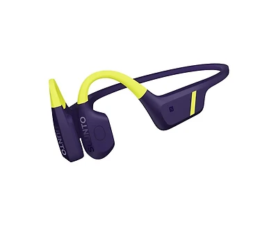 Suunto Aqua Waterproof Open-Ear Swimming Bone Conduction Bluetooth Headphones with Built in MP3 Player - Blue