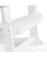 WestinTrends Outdoor Patio Porch Rocking Adirondack Chair (Set of 2)