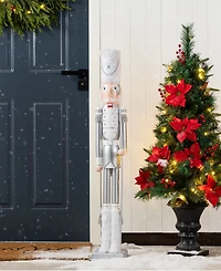Glitzhome 42" Wooden Christmas Soldier Nutcracker