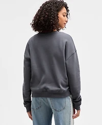 Grayson Threads, The Label Juniors' Snoopy Sledding Fleece Sweatshirt