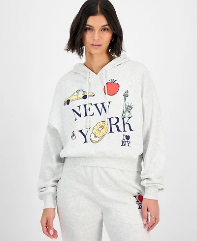 Grayson Threads, The Label Juniors' Nyc Fleece Hoodie