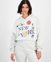 Grayson Threads, The Label Juniors' Nyc Fleece Hoodie