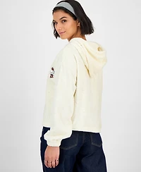 Grayson Threads, The Label Juniors' Embossed Sherpa Hoodie