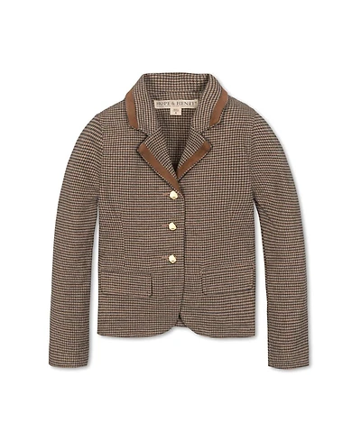 Hope & Henry Little and Big Girls' Organic Brushed Cotton Dress Blazer