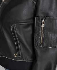 Karl Lagerfeld Paris Plus Zip Up Jacket